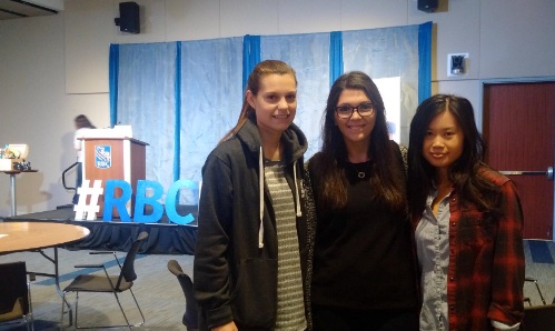 Jess, Mari and I at the RBC Next Great Innovator Hackathon